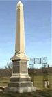 Monument to the Marais des Cygnes Massacre at the Trading Post Massacre